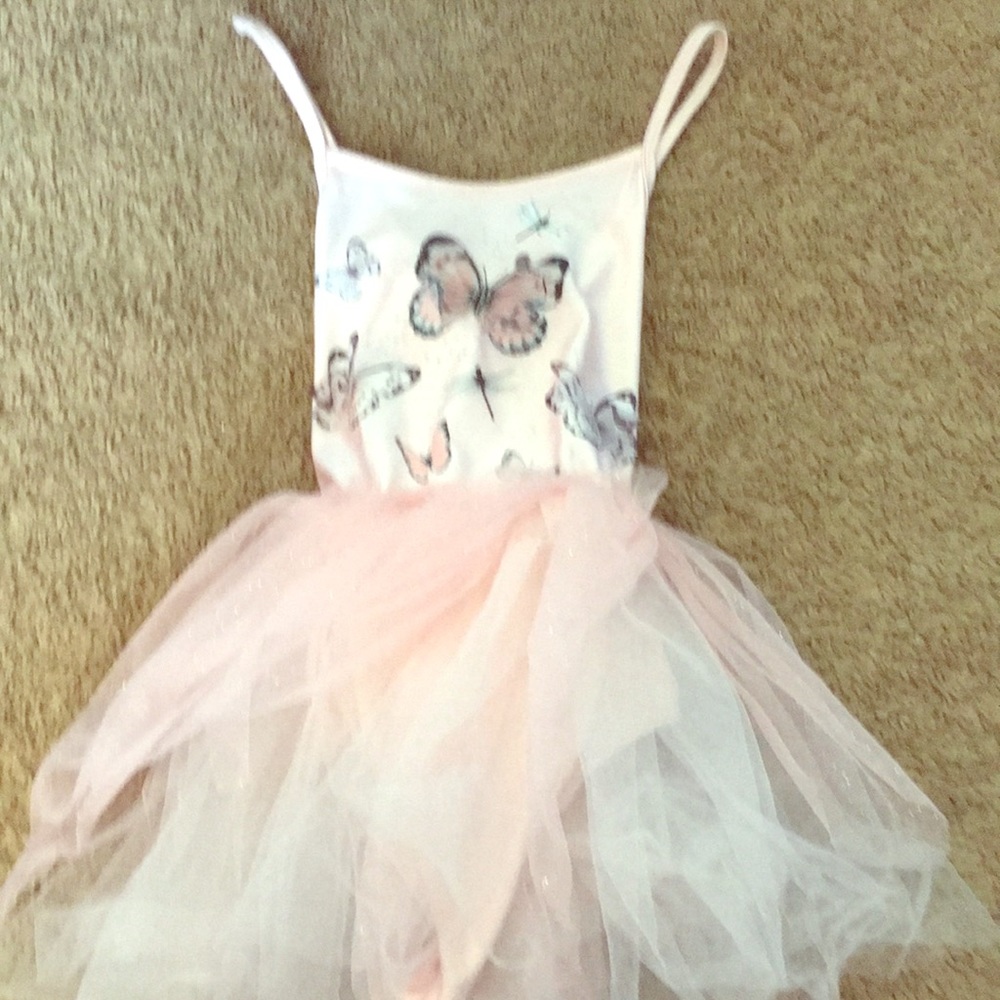 Girls ballet butterfly tutu